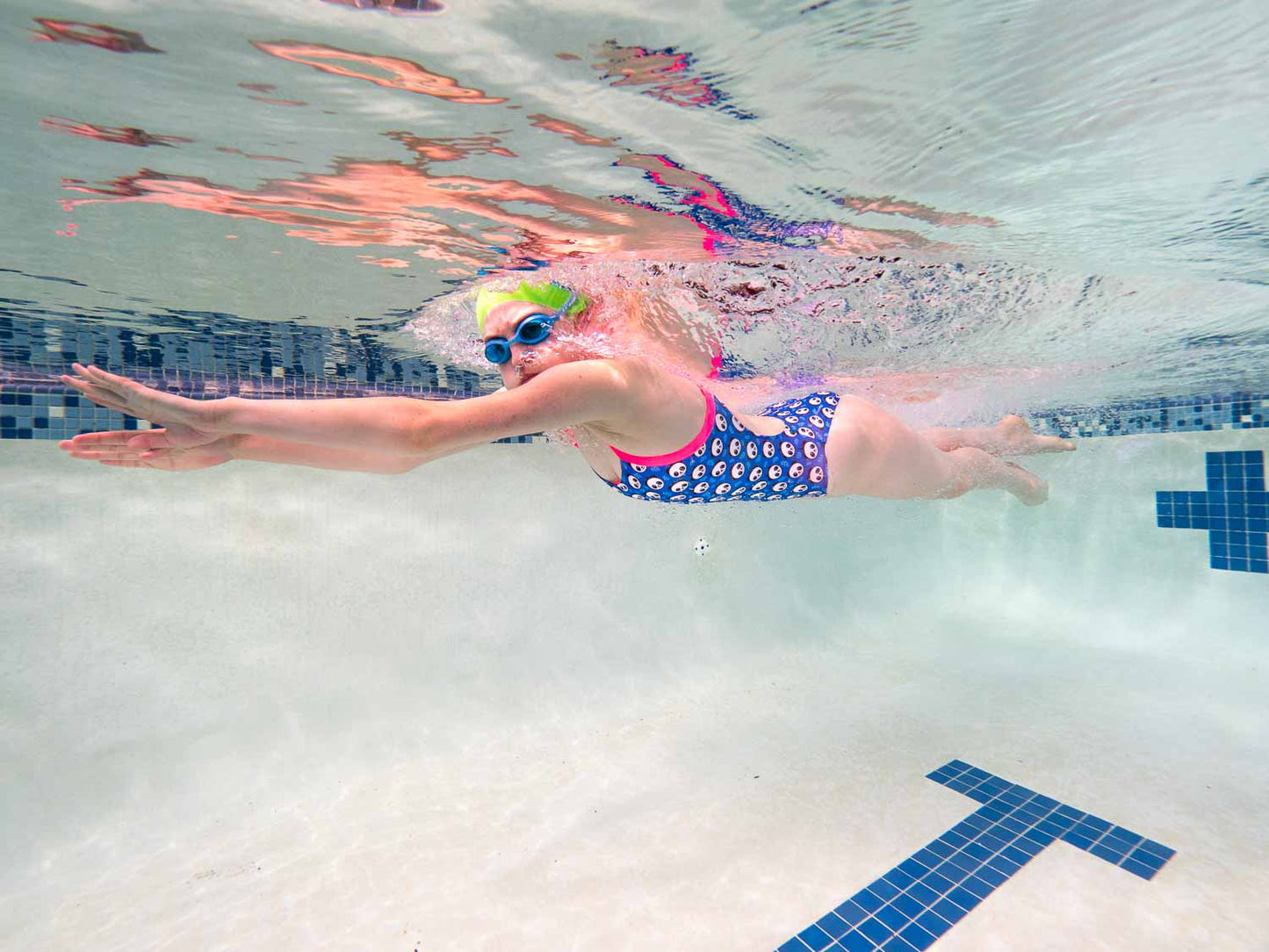 Aqua Panda Racerback