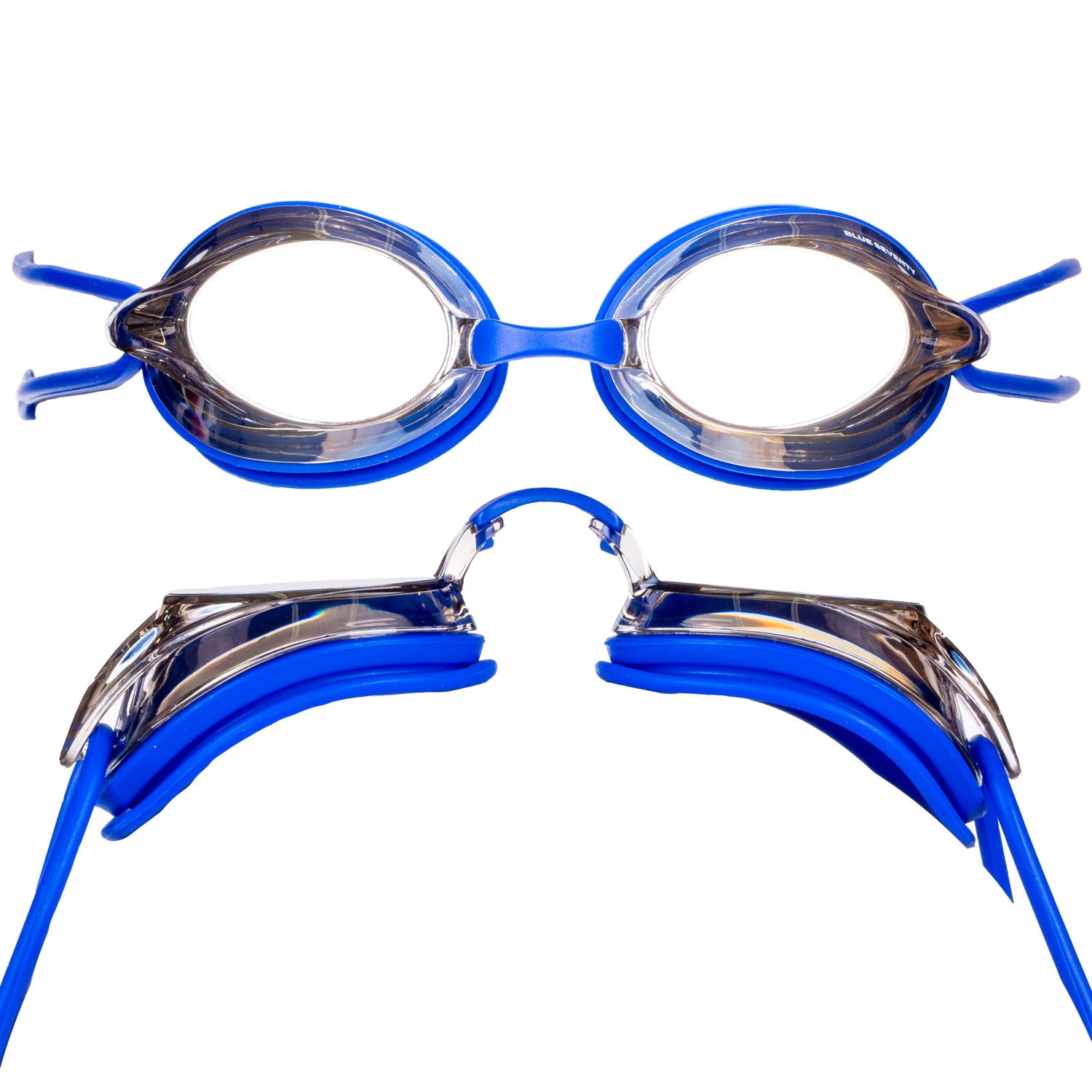 mirrored swim goggles vs clear NR2 Goggle